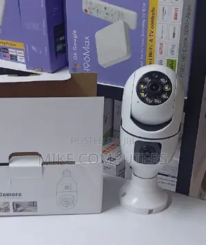 360° Smart Dual Lens Bulb Camera Night Vision Two-Way