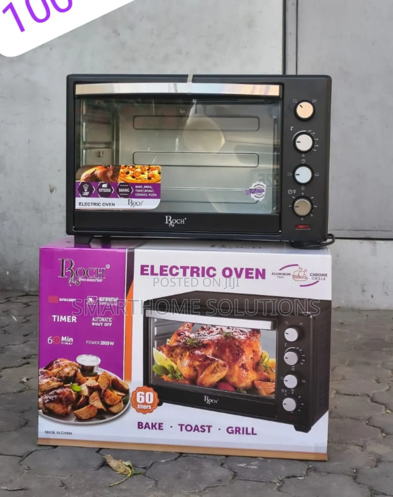 100 Litres Roch Reo-100lm-G (B) – Electric Oven