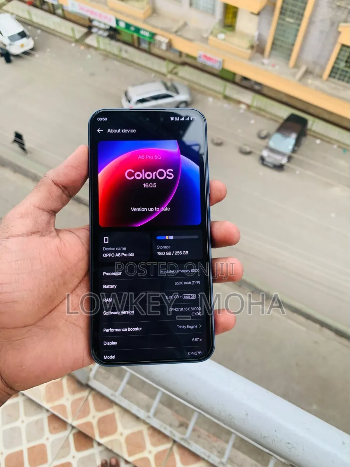New Oppo A6 Pro 256 GB Blue