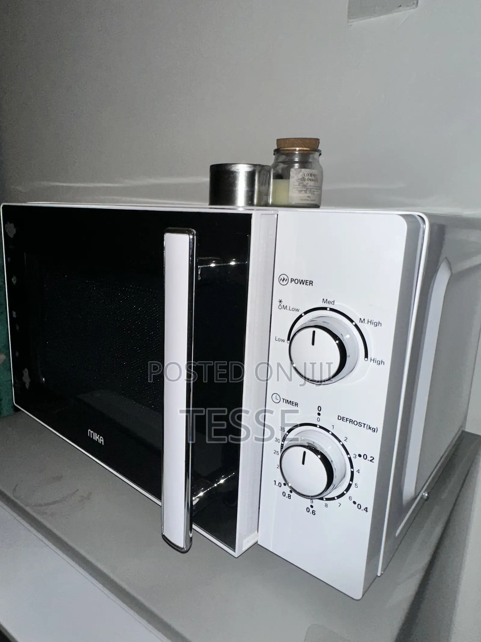 Mika White Microwave