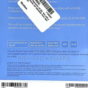 Amazon Kindle Paperwhite 16 GB Black