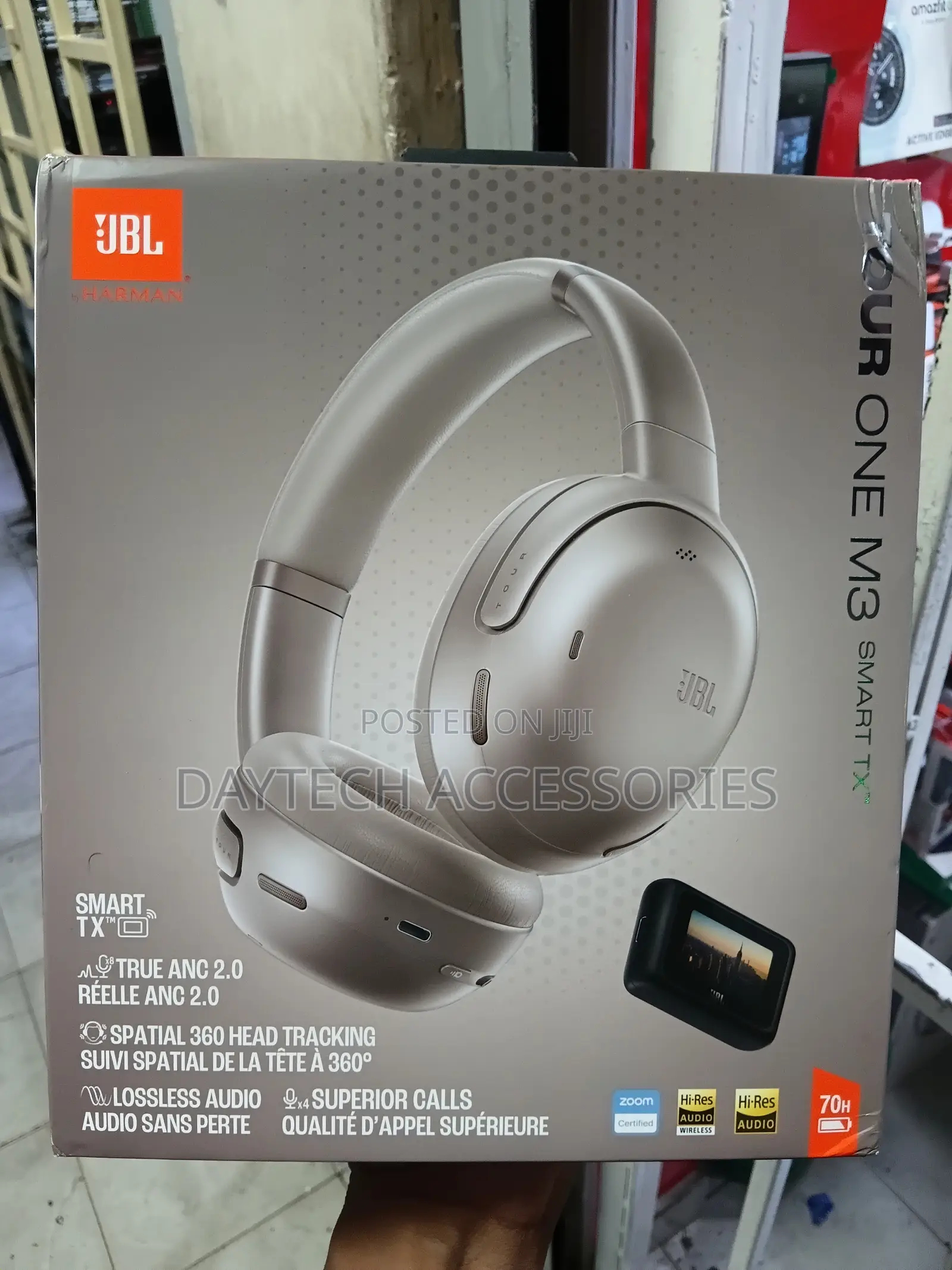 JBL Tour One M3 Smart Tx Over-Ear Headphones (Mocha)
