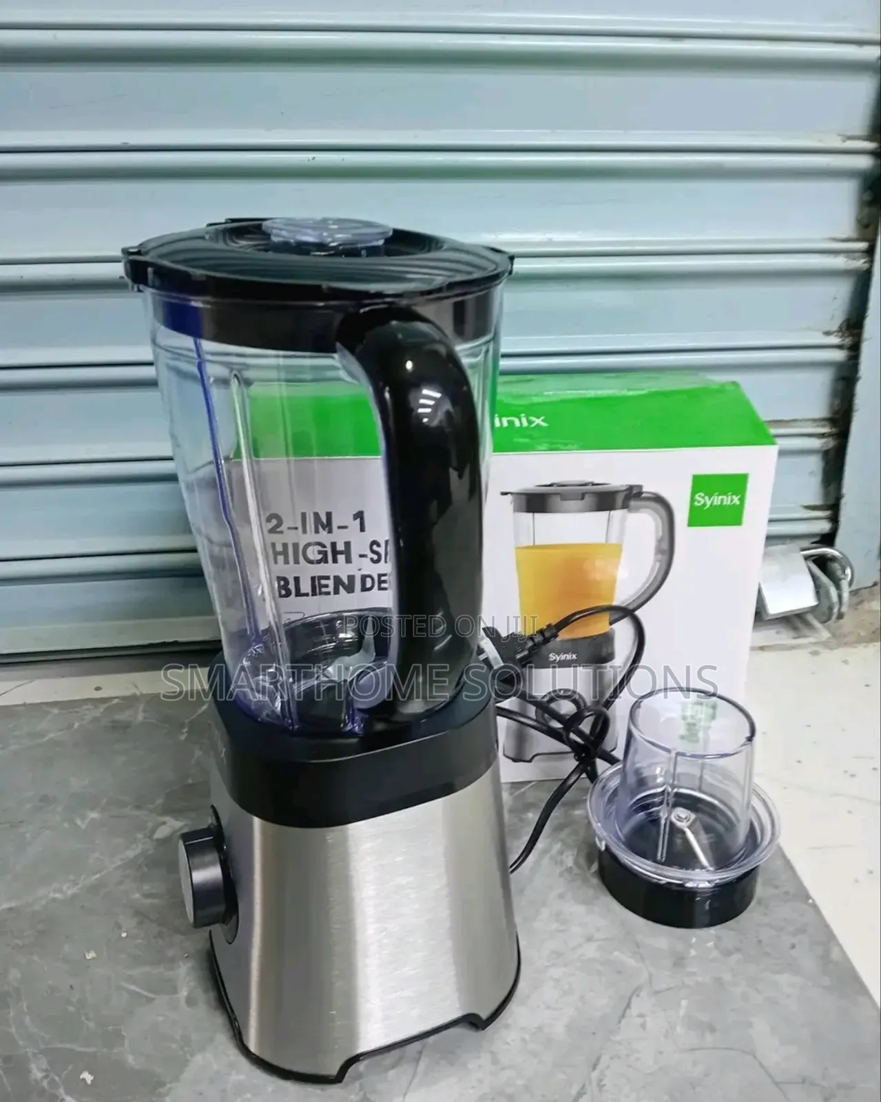 Syinix 2in1blender With Safety Lock Switch