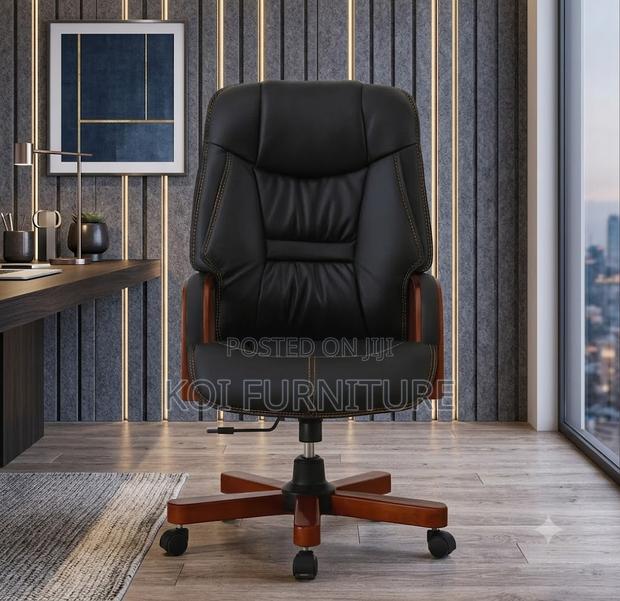 Office Chairs; Ceo Bosses Leather Executive Office Chairs - thumbnail 2