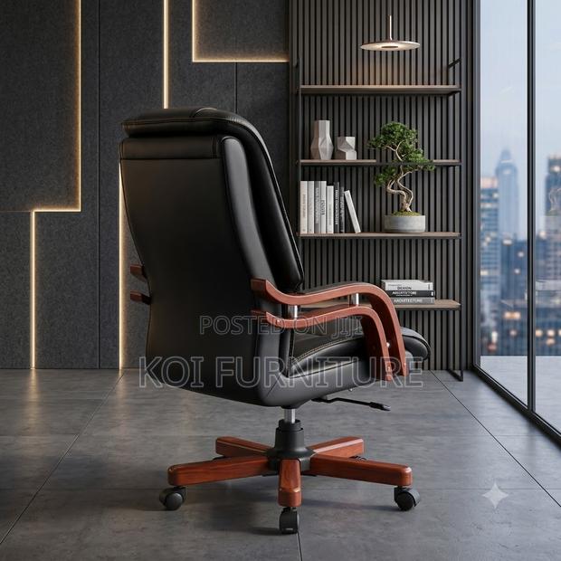 Office Chairs; Ceo Bosses Leather Executive Office Chairs - thumbnail 5
