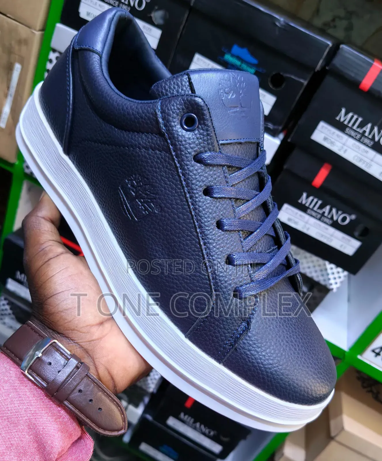 Original Quality Timberland Leather Shoes Lace Up