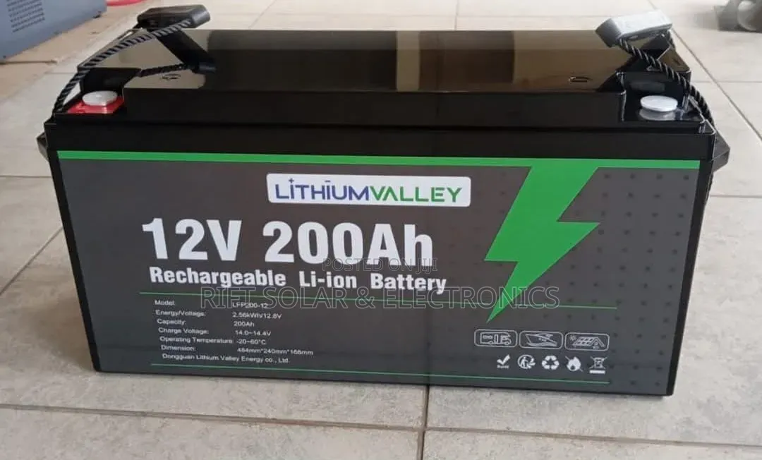 200ah - 12v Lithium Ion Solar Battery Pay on Delivery Accepted