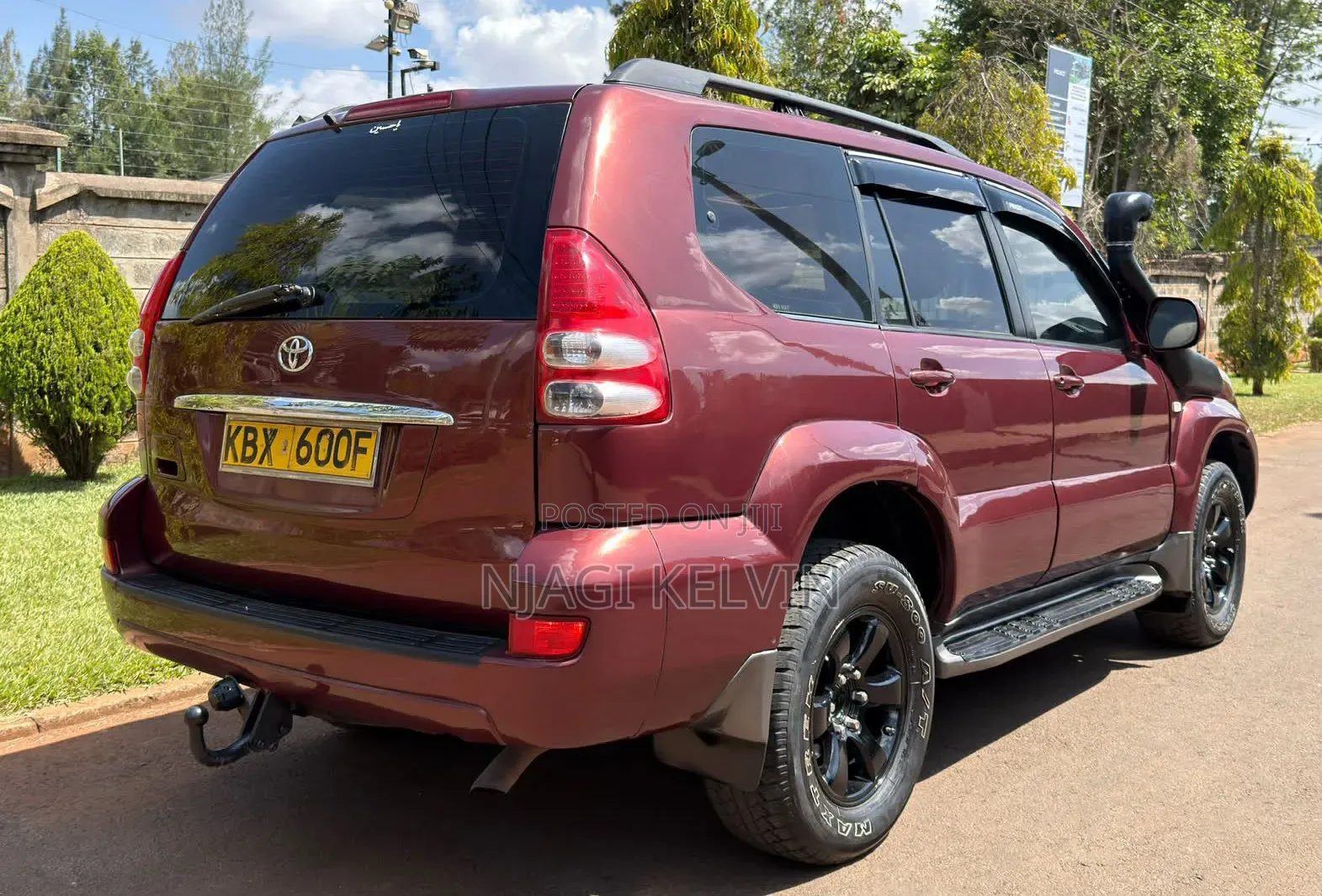 Toyota Land Cruiser Prado 3.0 D-4D 5dr 2007 Red