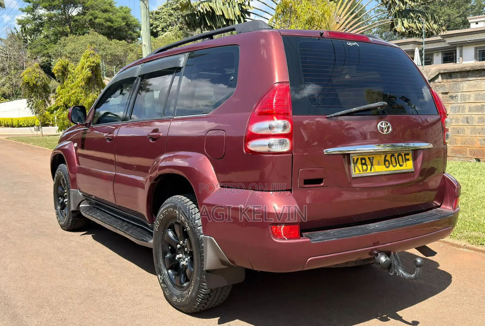 Toyota Land Cruiser Prado 3.0 D-4D 5dr 2007 Red