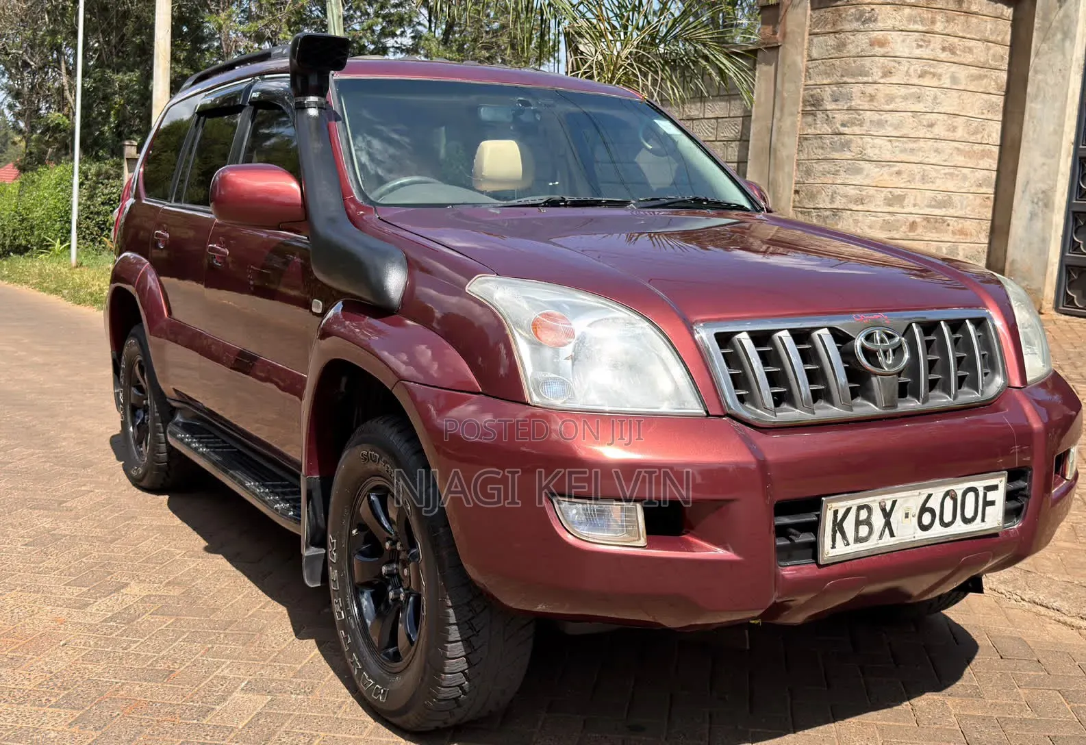 Toyota Land Cruiser Prado 3.0 D-4D 5dr 2007 Red