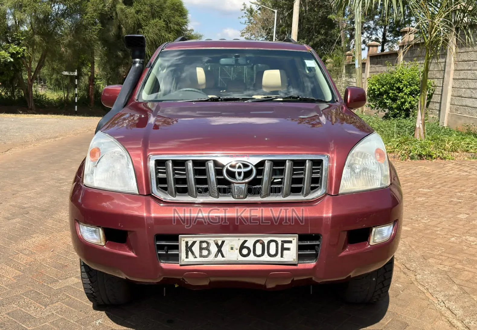 Toyota Land Cruiser Prado 3.0 D-4D 5dr 2007 Red