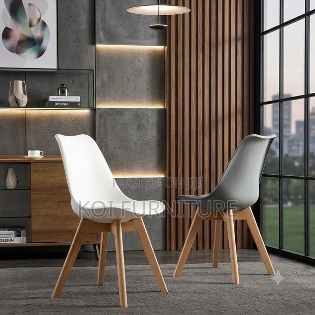 Dining Chairs; Home Dining Chairs With Leather Cushion - thumbnail 5