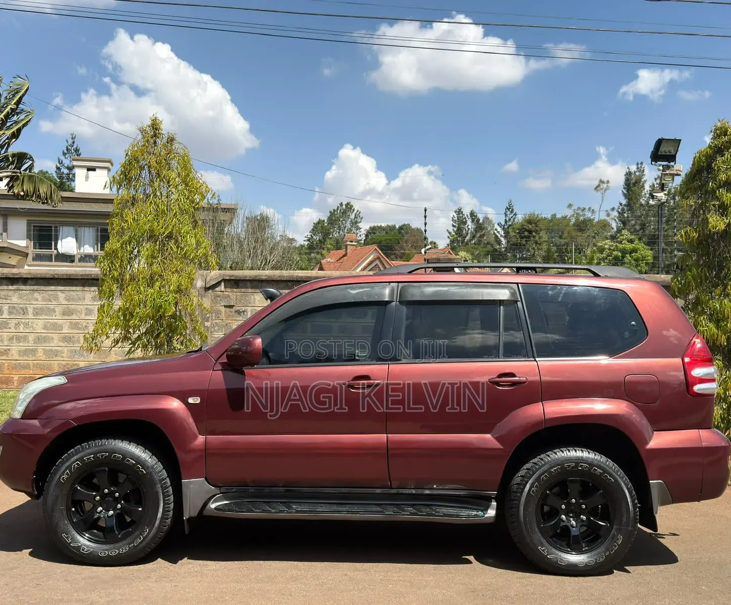 Toyota Land Cruiser Prado 3.0 D-4D 5dr 2007 Red