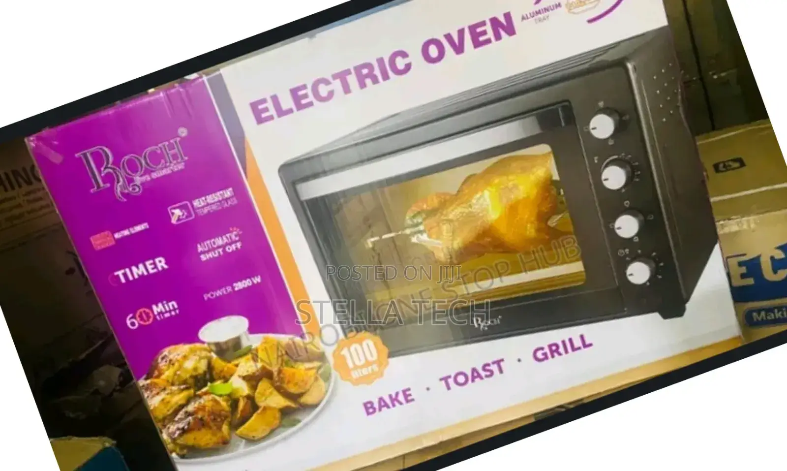 100 Litres Roch Reo-100lm-G (B) – Electric Oven
