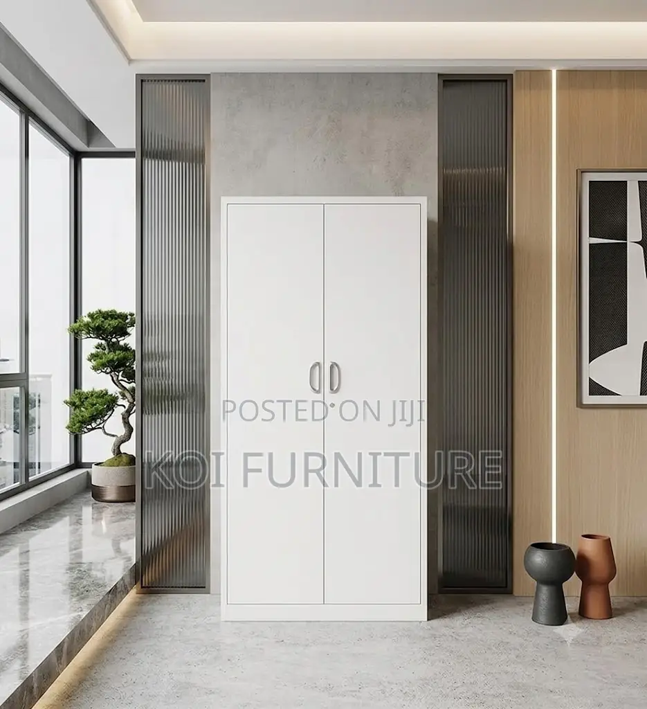 Office Cabient; Executive 2-Doors Cabinet With Adjustable Shelves