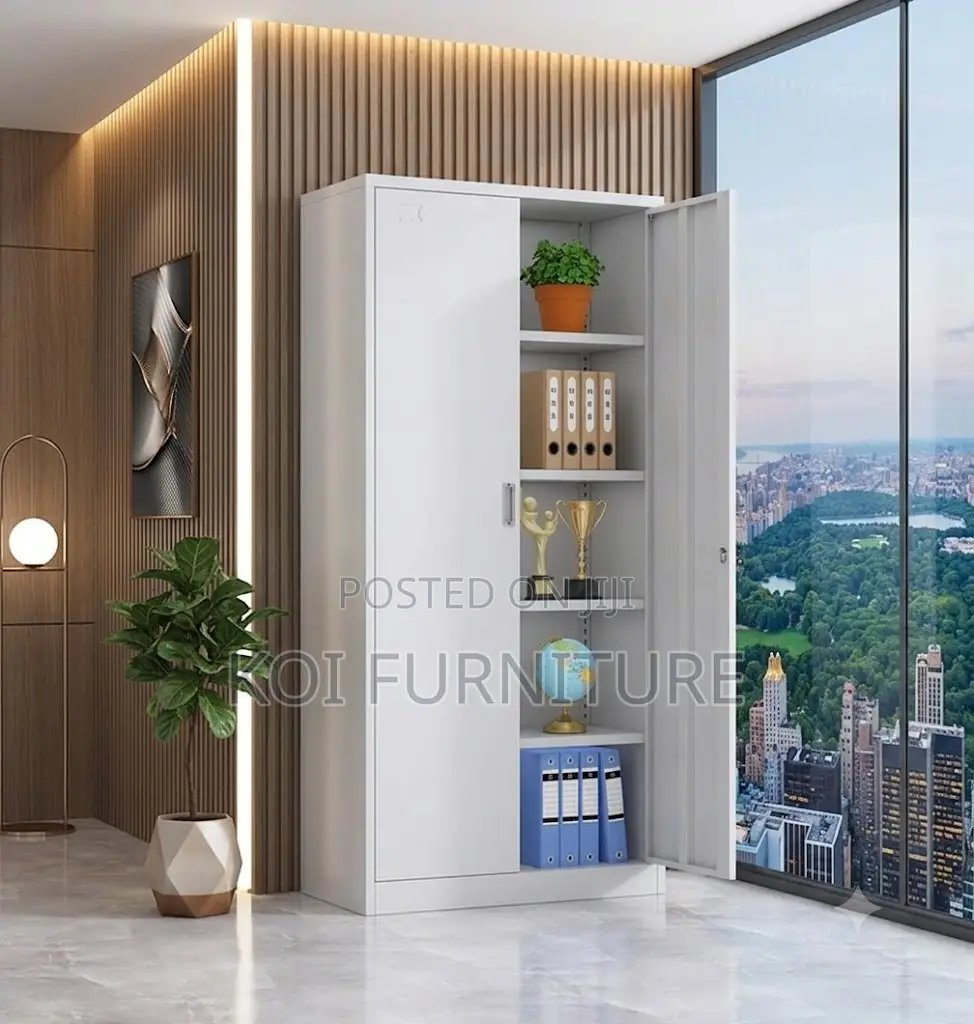 Office Cabient; Executive 2-Doors Cabinet With Adjustable Shelves