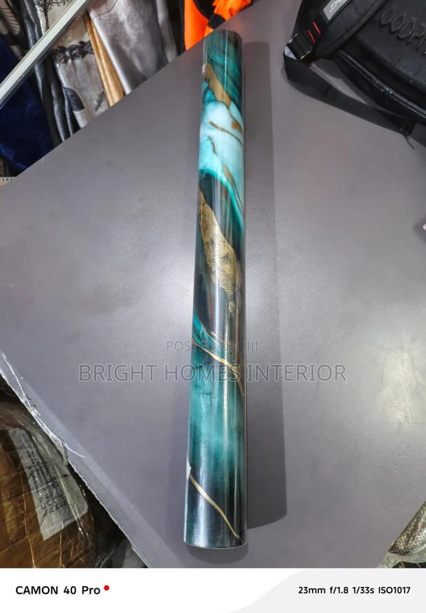 Blueish Self Adhesive Contact Paper for Tabletops