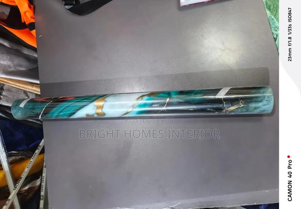 Blueish Self Adhesive Contact Paper for Tabletops - thumbnail 2