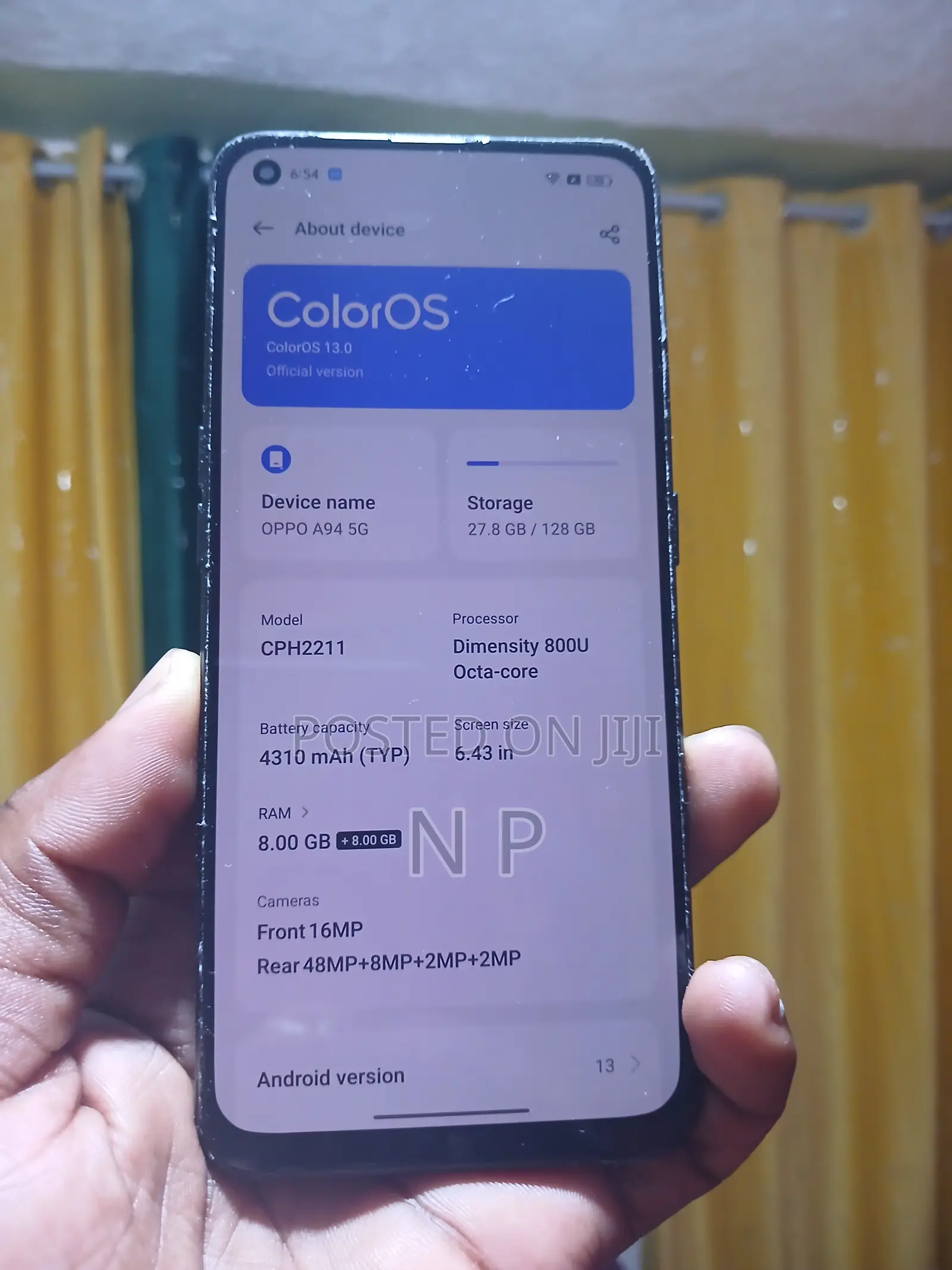 Oppo A94 128 GB Gray
