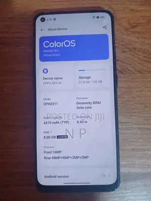 Oppo A94 128 GB Gray