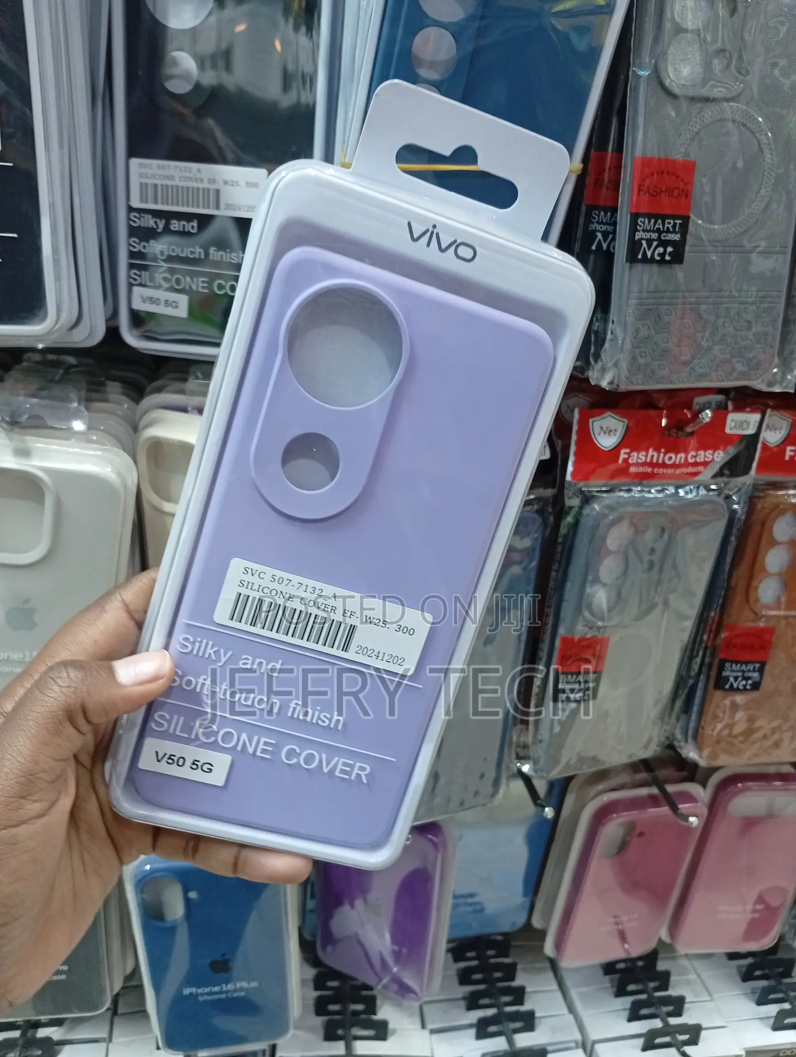Vivo V50 5g Anti-Slip Grip Soft Lilac/Purple Finish Case