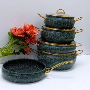 Generic 9pcs Amber Ray Cookware Set