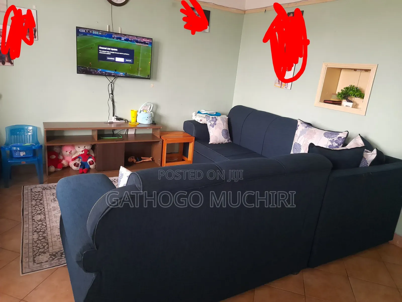 7-Seater Sofa Set + Sofa Bed