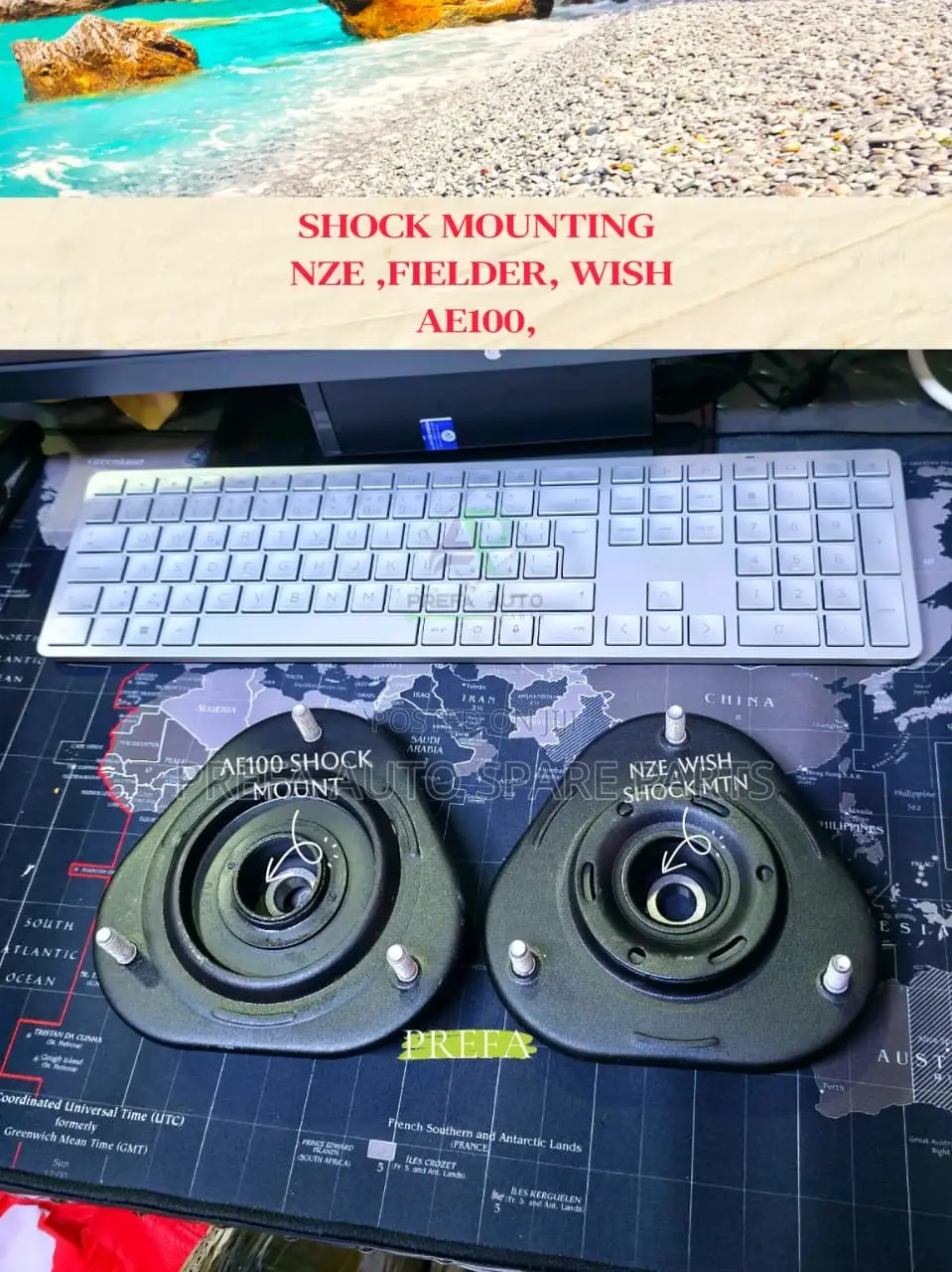 Shock Mountings Struts Nze and Ae100