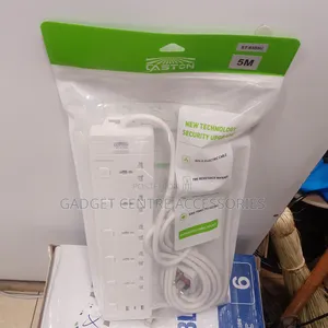 New Caston 5 Way Extension 5 M Cord,2 Usb Ports,1 Type C