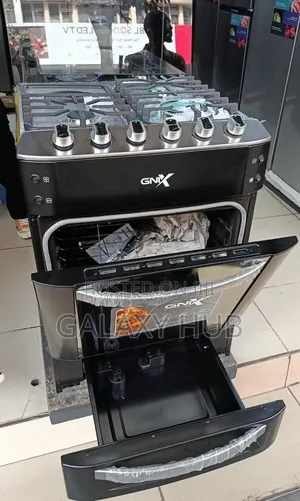 Gnix Black – 60×60 Premium Cooker
 3 Gas + 1 Ra