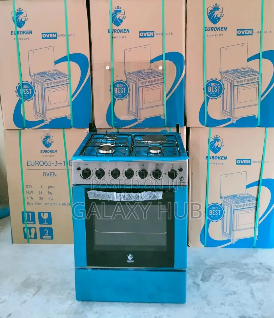 60*65 Euroken 3+1 Standing Cooker With Electric