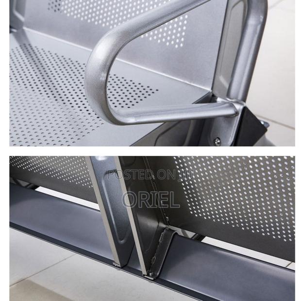 Office Bench : Linked 3-Seater Office Bench - thumbnail 5