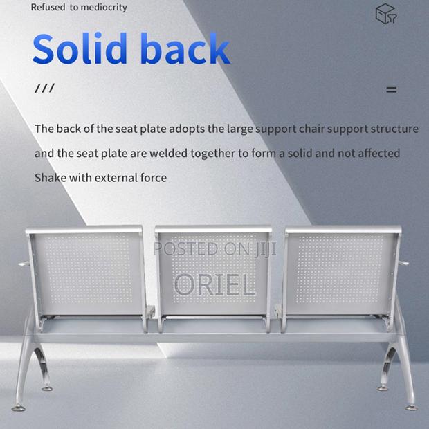 Office Bench : Linked 3-Seater Office Bench - thumbnail 7