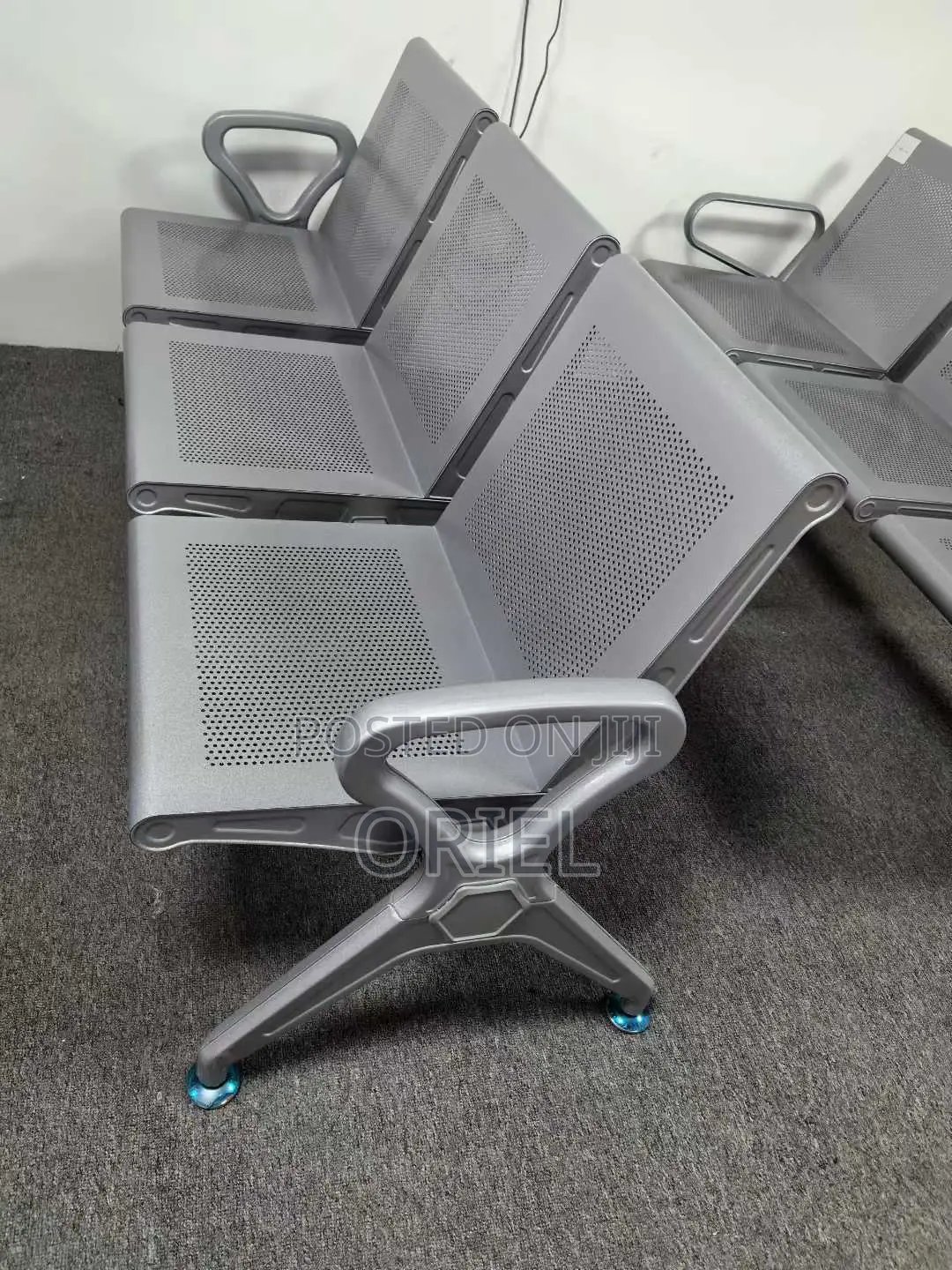 Office Bench : Linked 3-Seater Office Bench