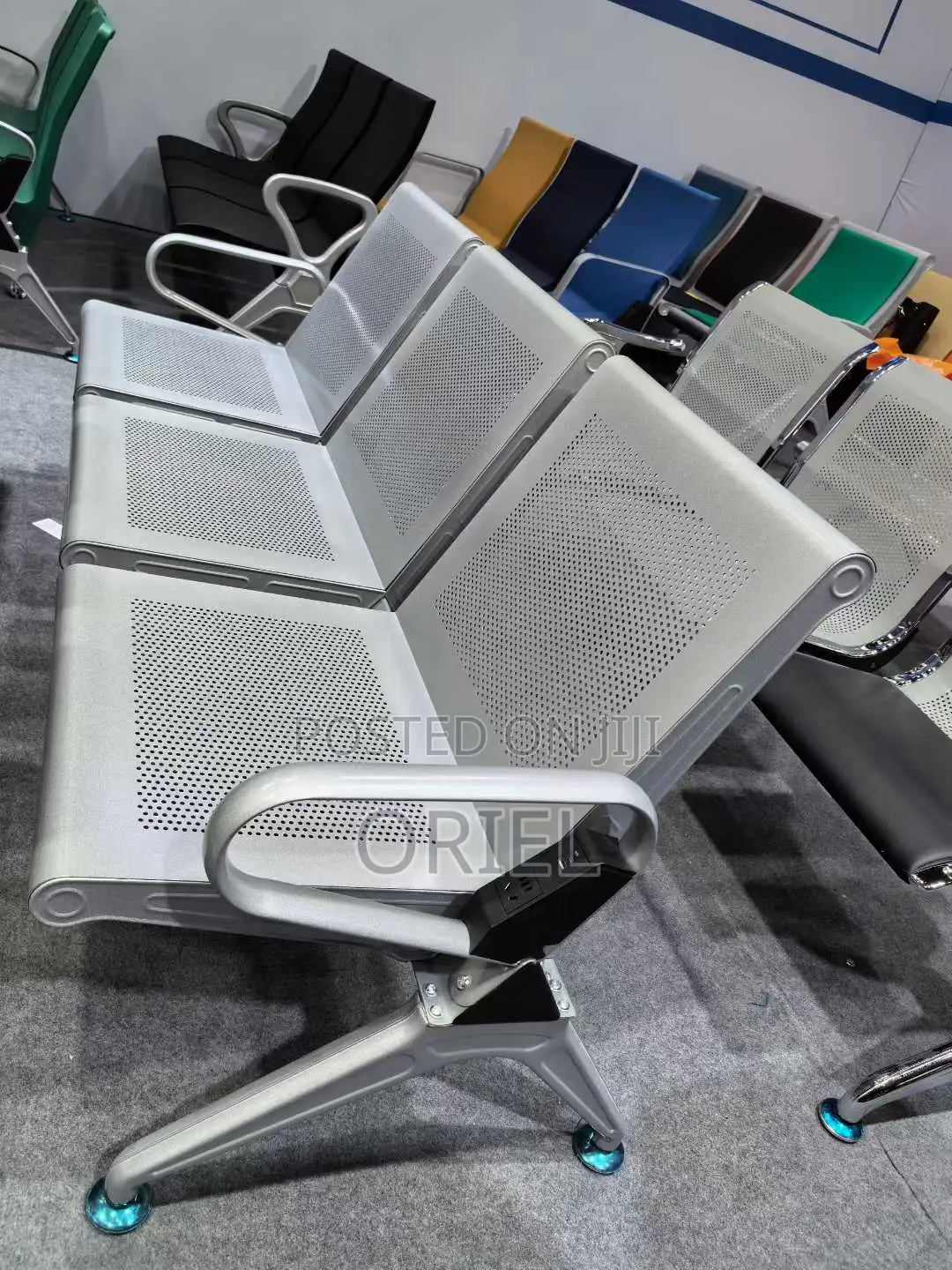 Office Bench : Linked 3-Seater Office Bench