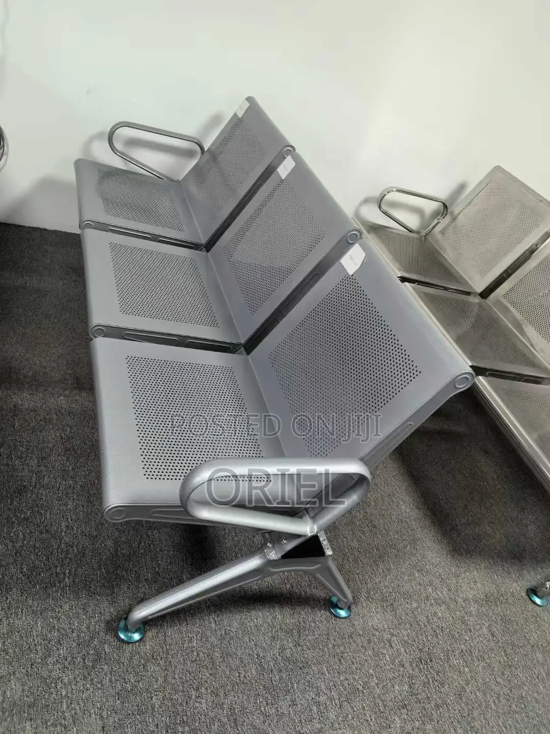 Office Bench : Linked 3-Seater Office Bench