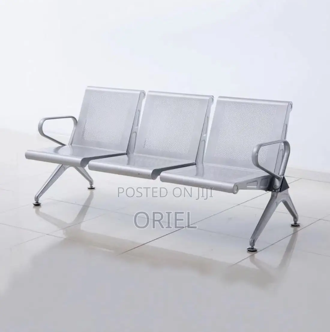 Office Bench : Linked 3-Seater Office Bench