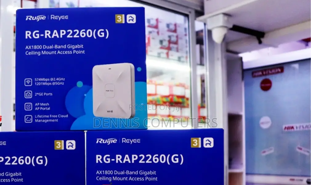 Rg-Rap2260(G) Reyee Wi-Fi 6 Ax1800 Ceiling Access Point Ap