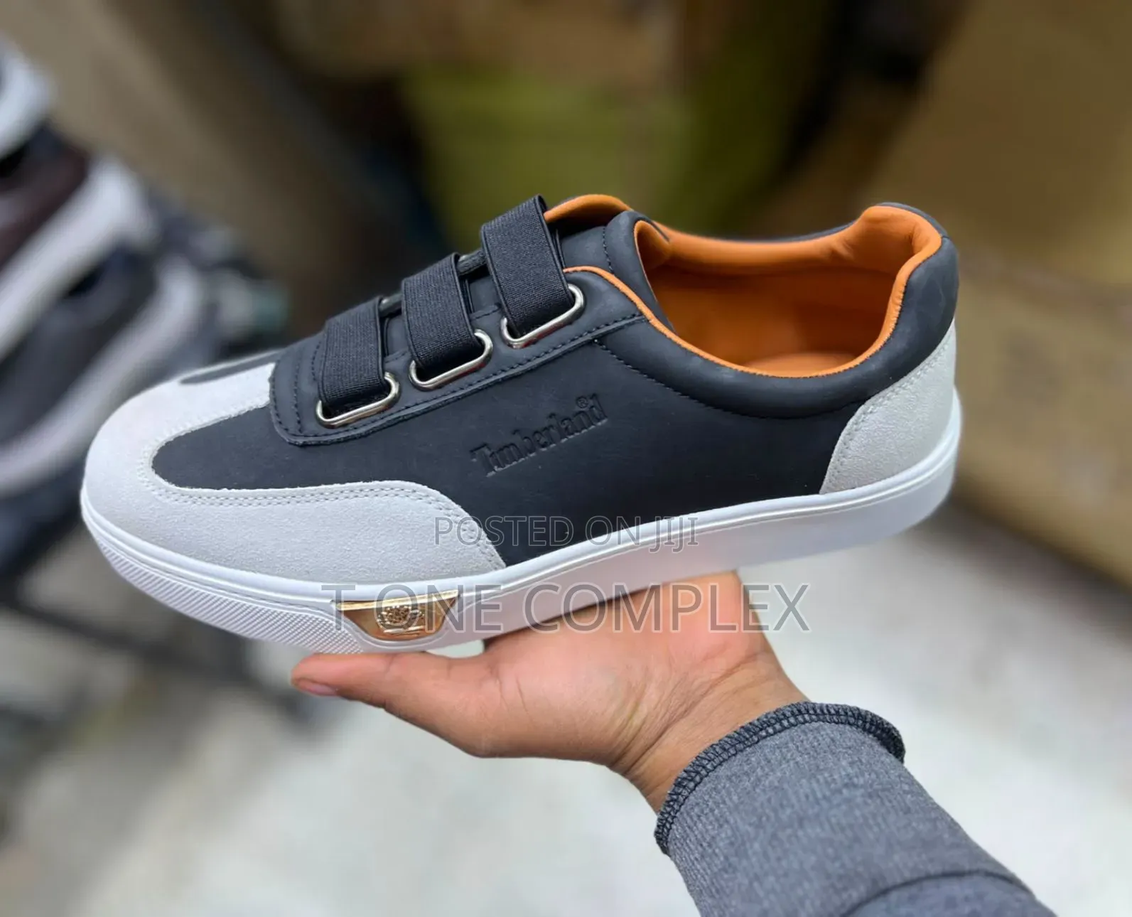Quality Original Timberland Causal Shoes White Black Grey
