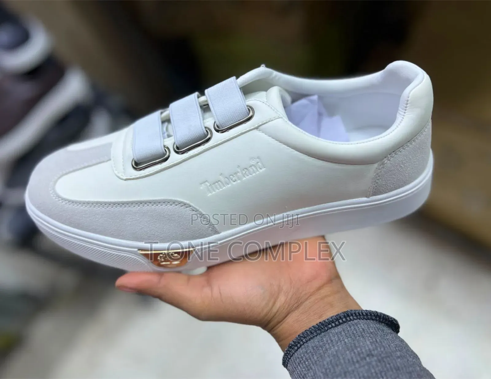 Quality Original Timberland Causal Shoes White Black Grey