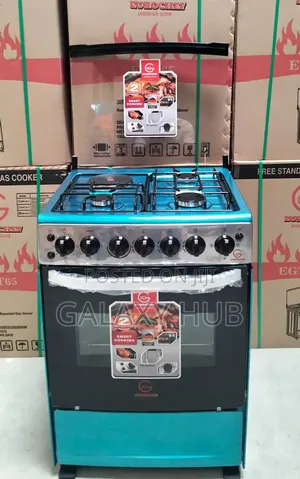 60*65 Eurochef Free Standing 3 Gas Burner +1 Electric