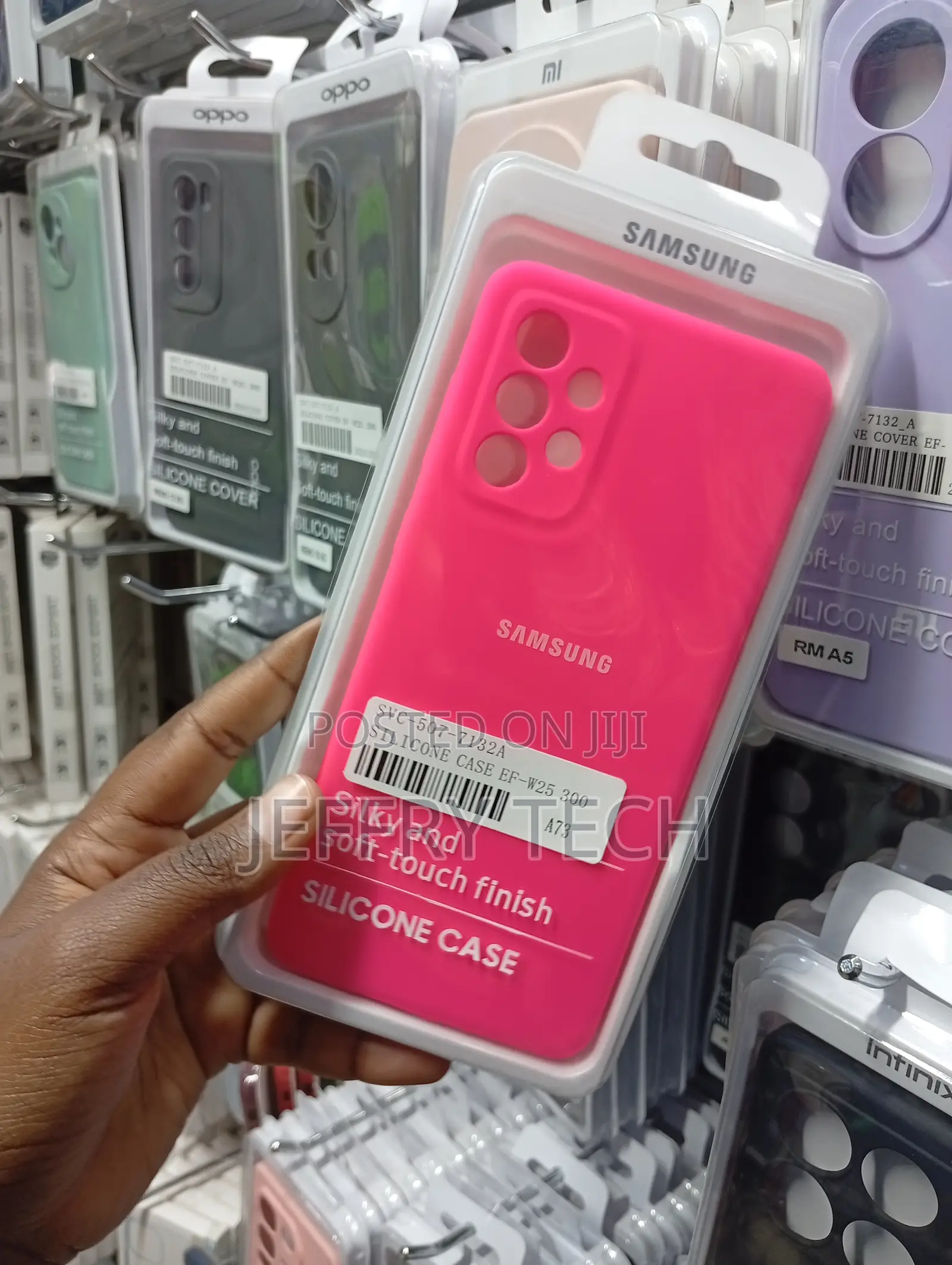 Samsung Galaxy A52, A53, and A23 Vivid Pink, Original Soft Cover