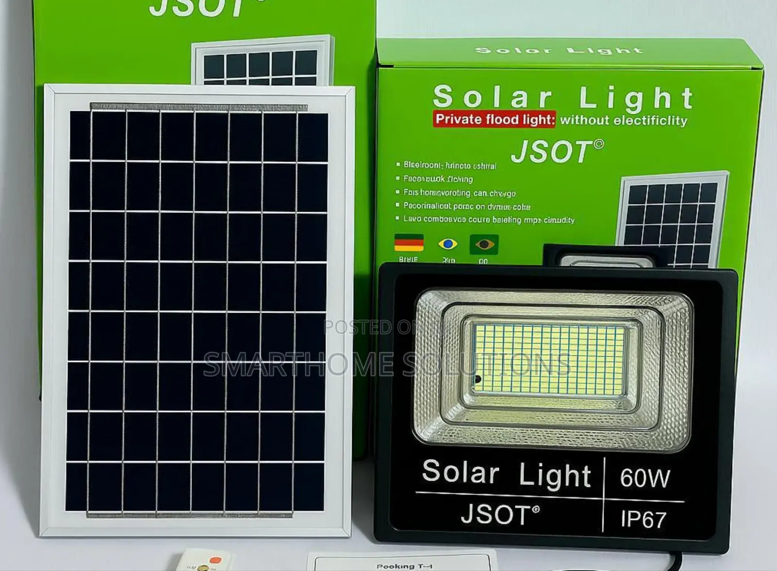 Solar Flood Light Us‐60w – Bright Outdoor Led Lighting