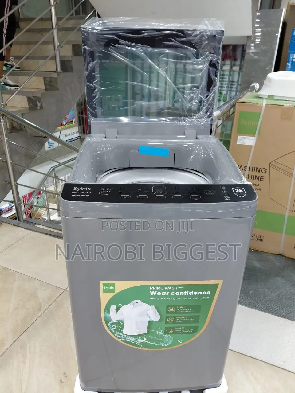 Syinix 8kg Top.Load Fully Automatic Washing Machine