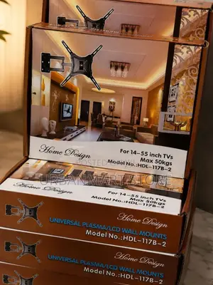 Home Design HDL-117b-2 Swivel Tv Wall Mount 14–55 Inch