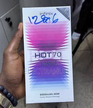 New Infinix Hot 70 128 GB Black