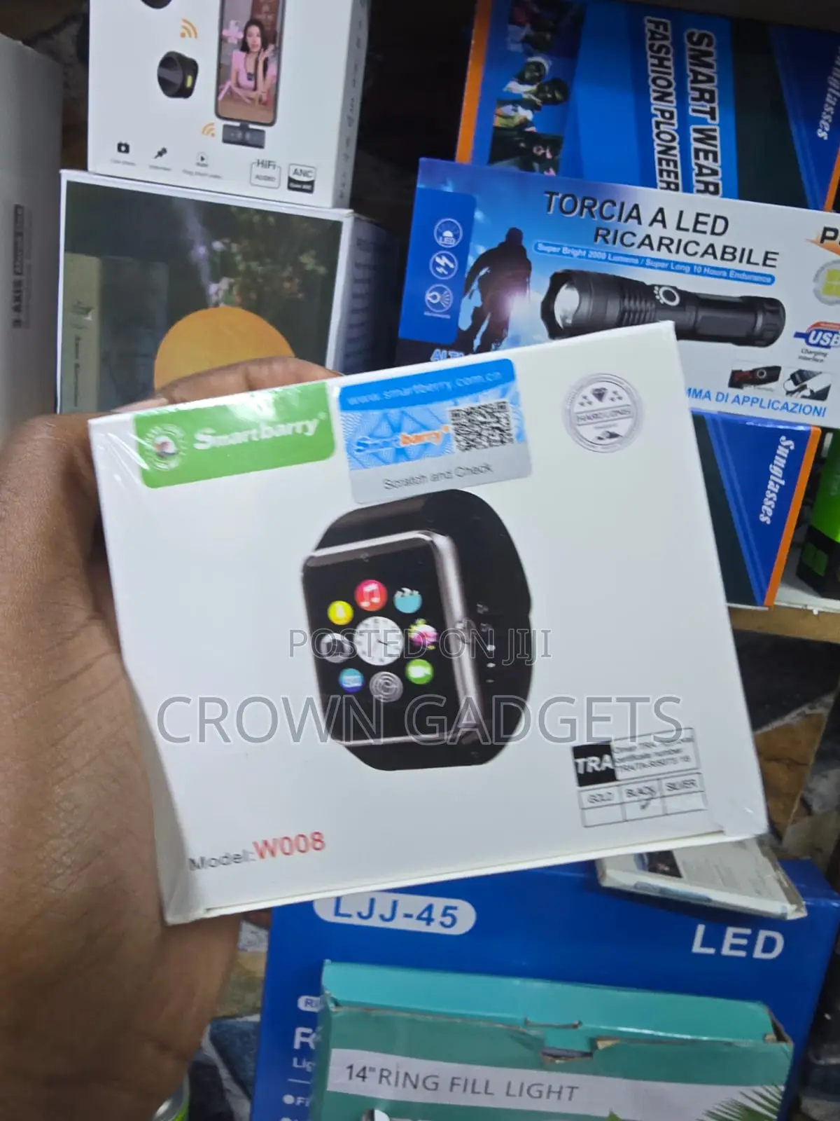 Smartberry W008 Touchscreen Smartwatch With Bluetooth