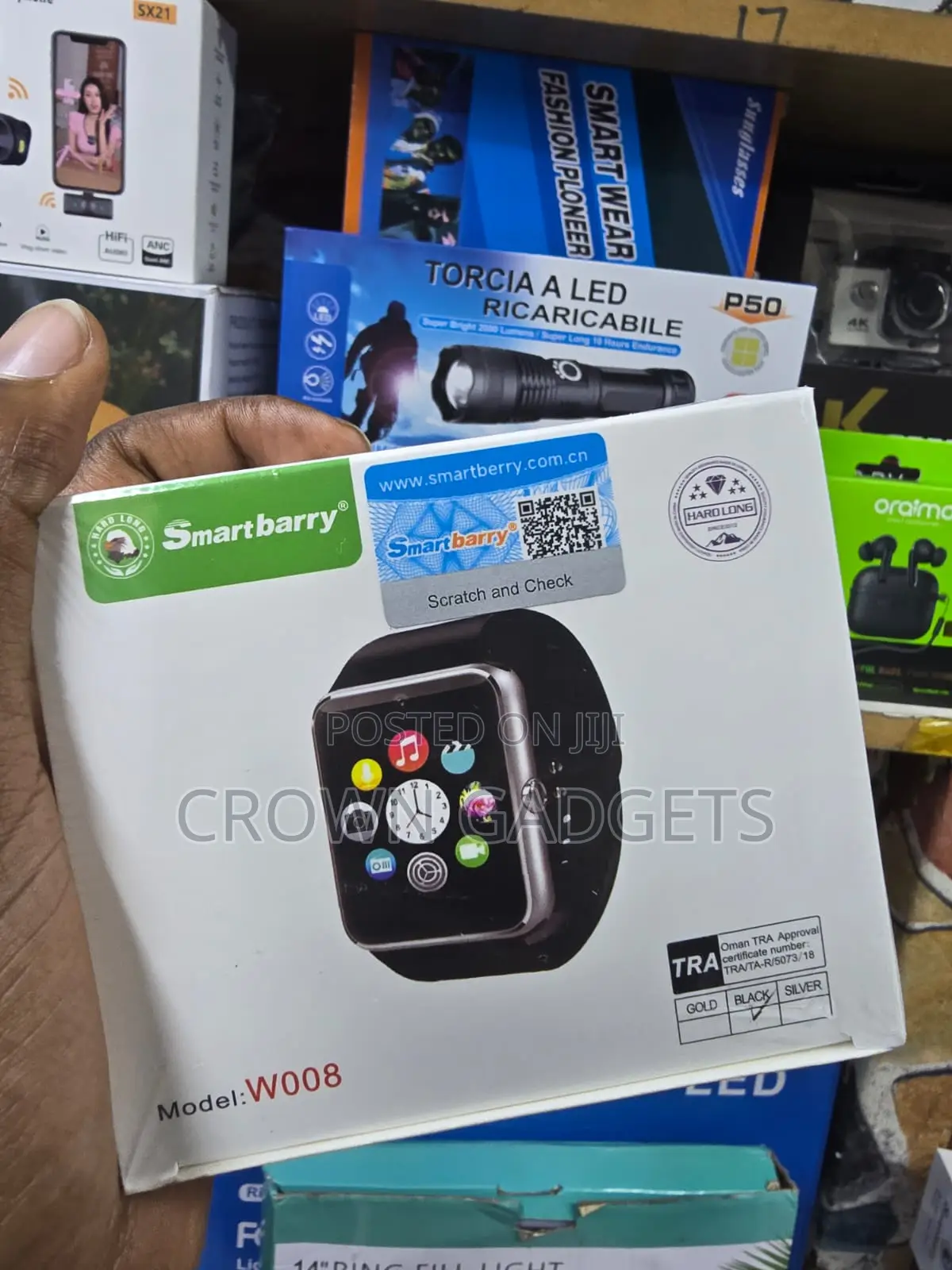 Smartberry W008 Touchscreen Smartwatch With Bluetooth