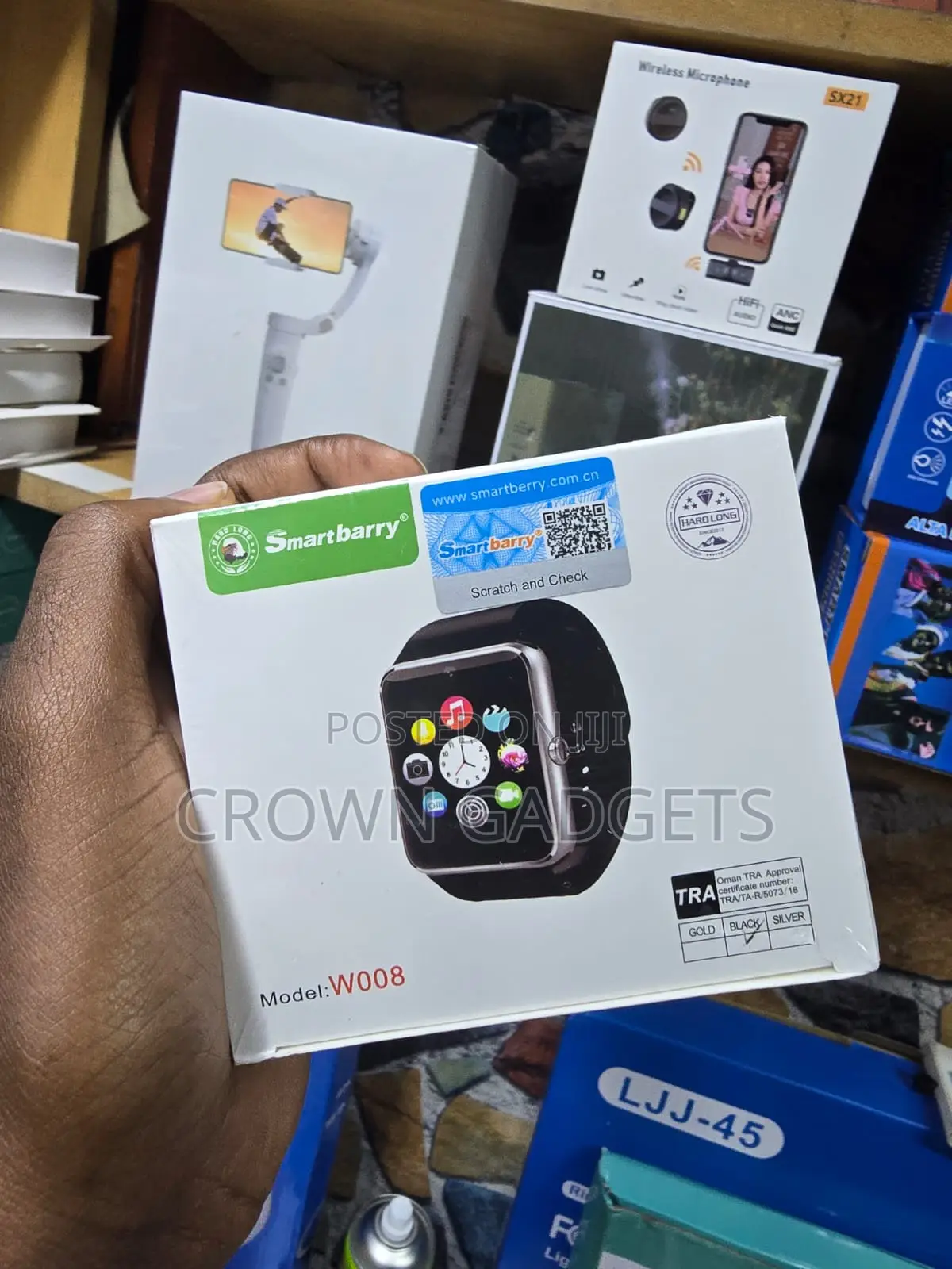 W008 Smart Watch With Anti-Lost Tracker and Camera