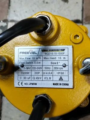 Freevel Heavy Duty Sewage Pump 2 Hp 450 L/Min 2 Inches Pipe